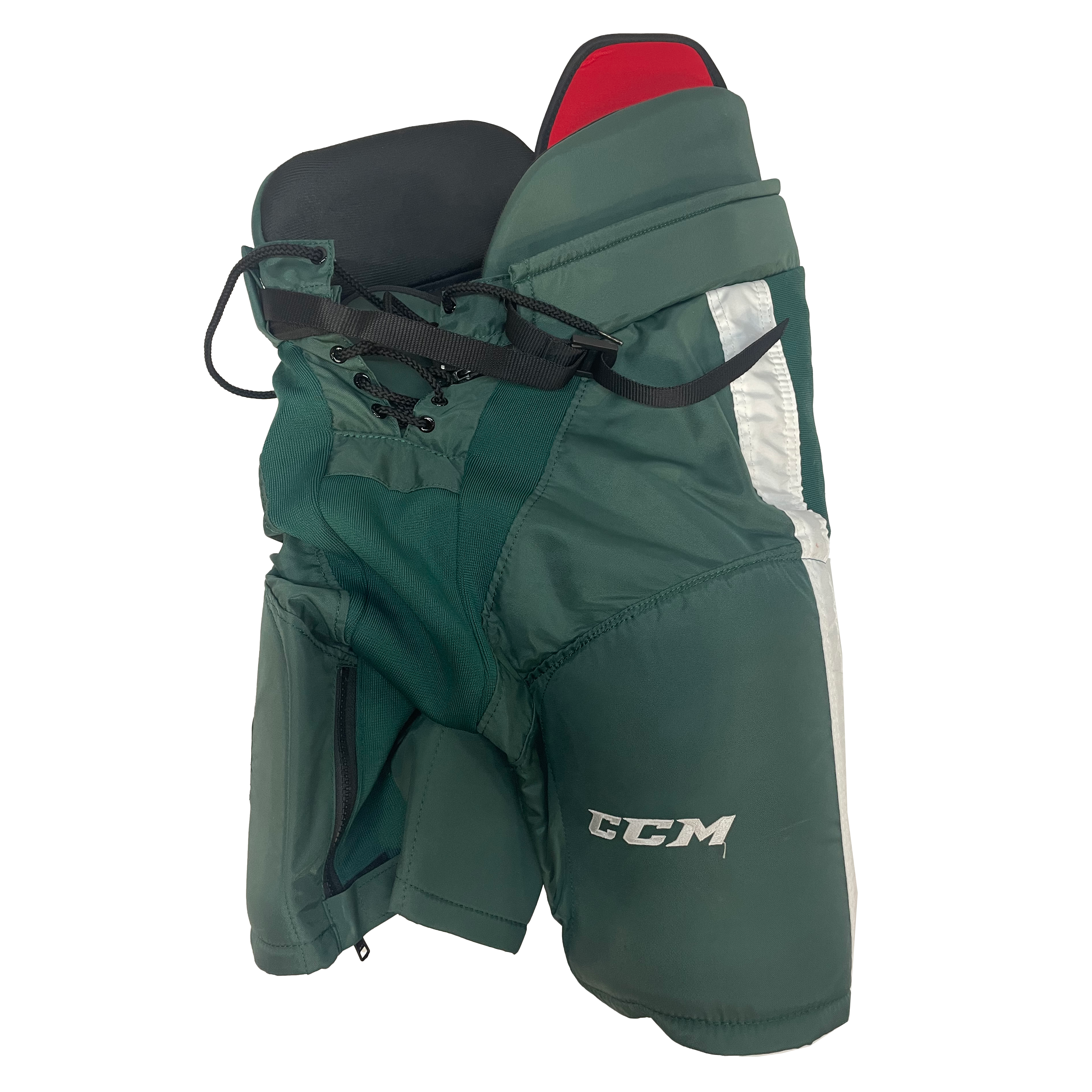 CCM HPWMP 2 - Pantalon de hockey NCAA Pro Stock pour femme d'occasion (vert/blanc)